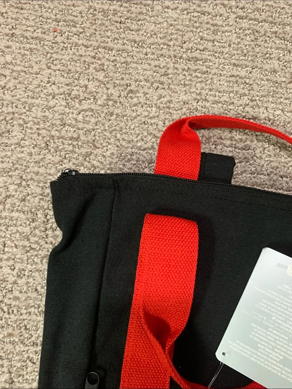 Disney Mickey Mouse Canvas Backpack/Tote Bag